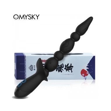 【其他情趣】御夺魂后庭拉珠按摩器 omysky/私享玩趣