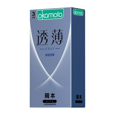 （安全套）冈本超润滑透薄三支体验装避孕套 新品