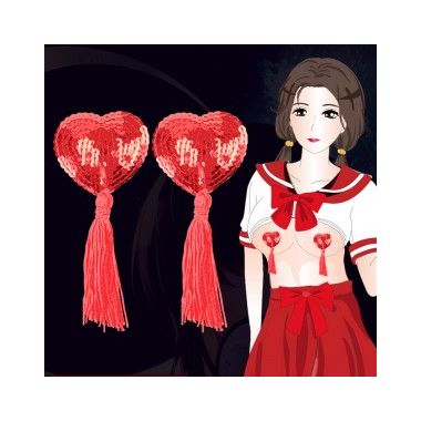【情趣内衣】血滴子流苏乳头贴 佐卡莲/ZOCOA